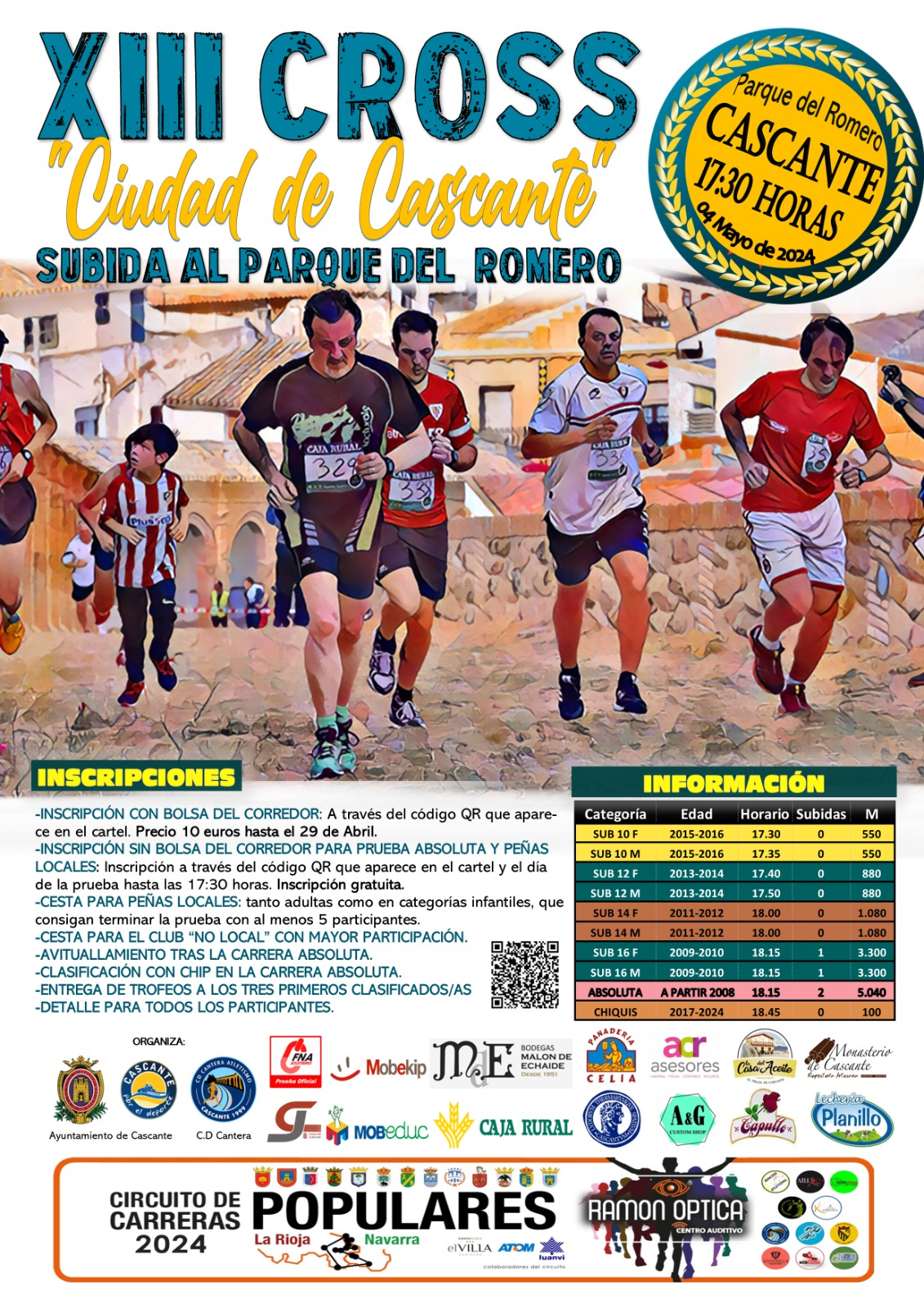 Pr&oacute;ximas competiciones de Ruta